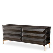 Brown Oak Drawer Dresser Denver | Eichholtz Miami