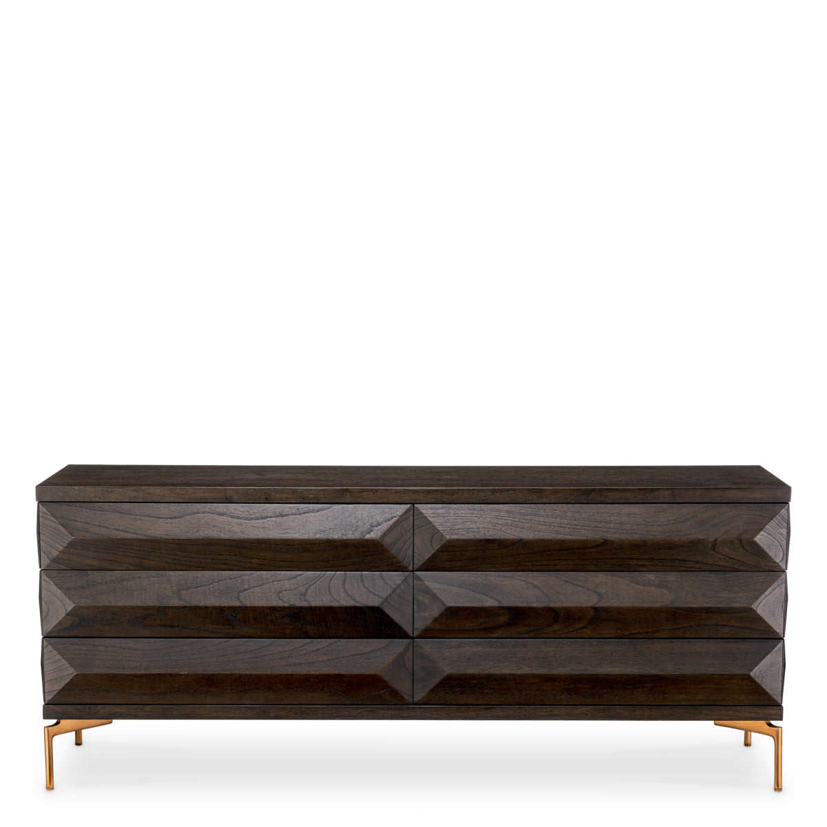 Brown Oak Drawer Dresser Denver | Eichholtz Miami