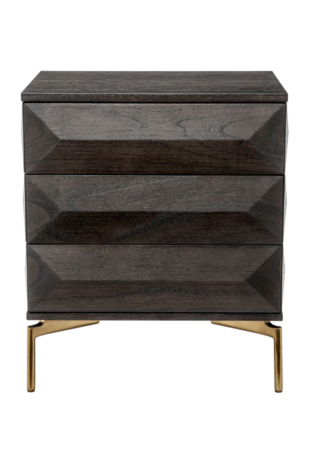 Oak Veneer Nightstand Denver | Eichholtz Miami