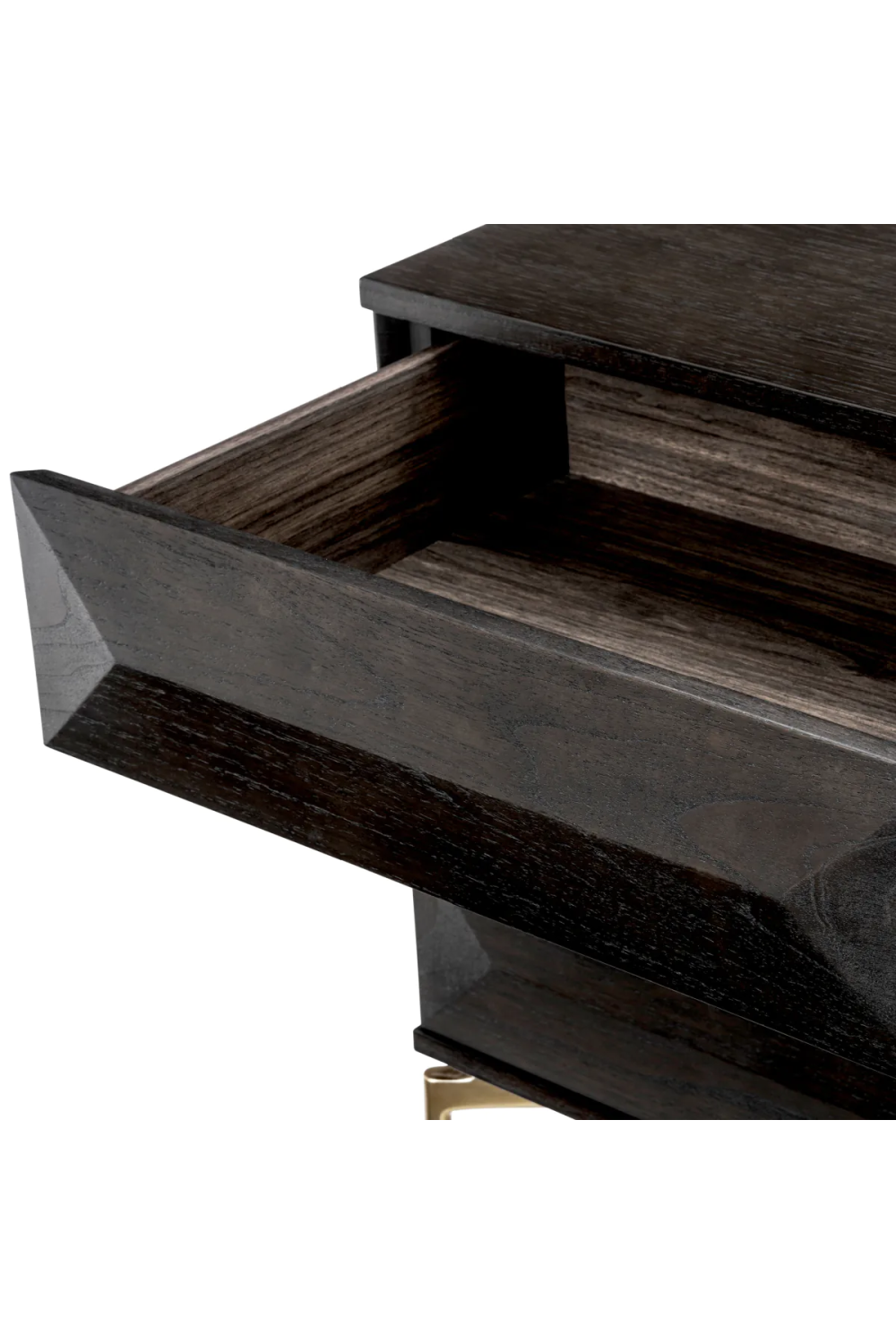 Oak Veneer Nightstand Denver | Eichholtz Miami