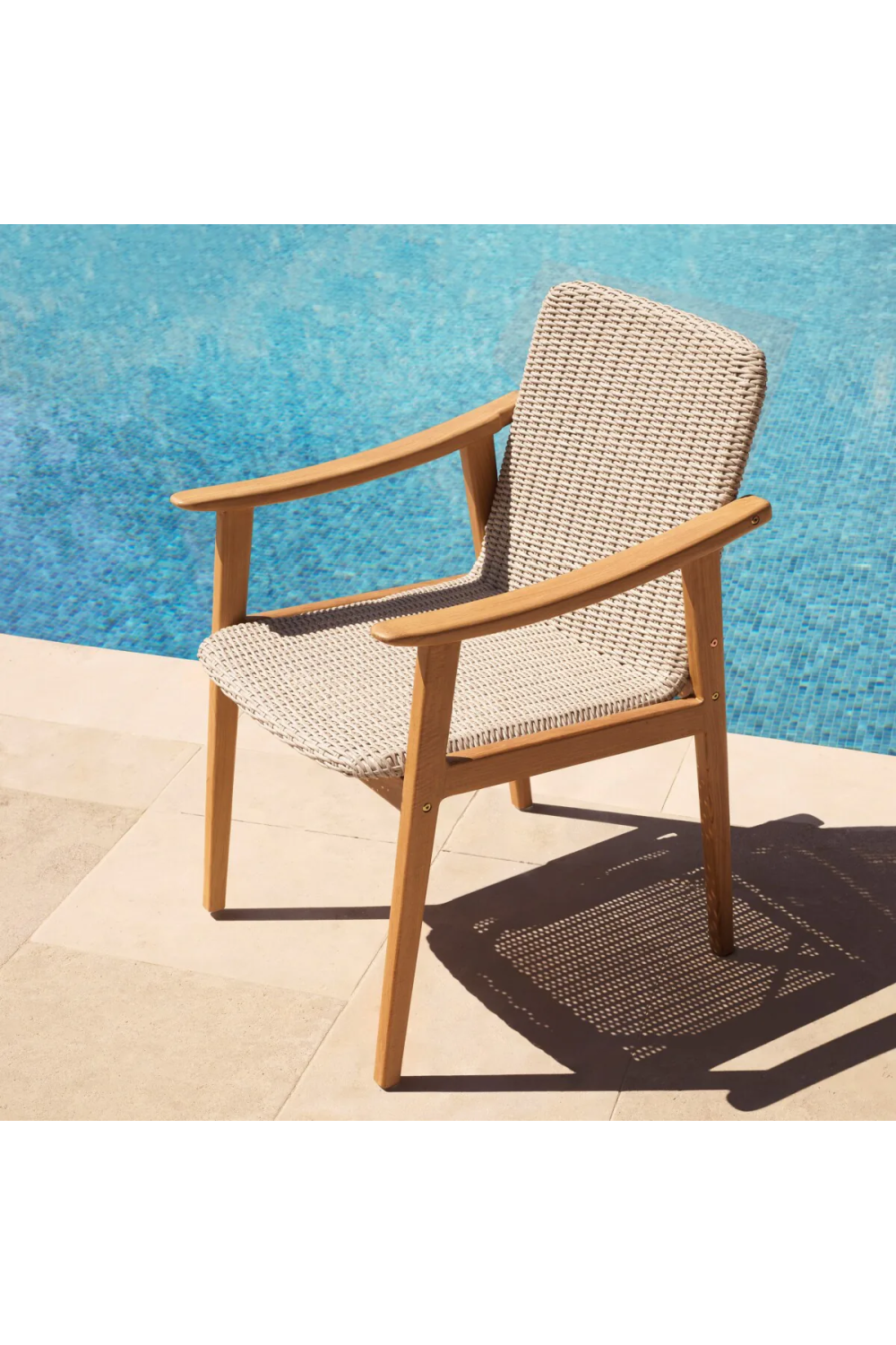 Wood Outdoor Dining Chair Honolulu | Eichholtz Miami