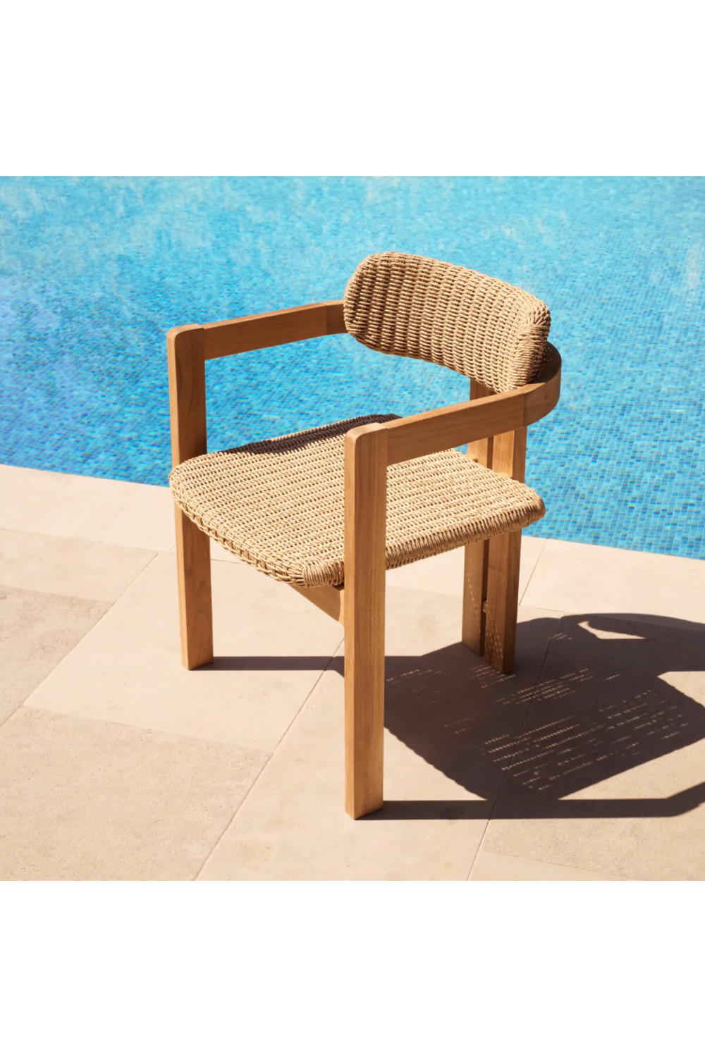 Wooden Outdoor Dining Chair Donato | Eichholtz Miami