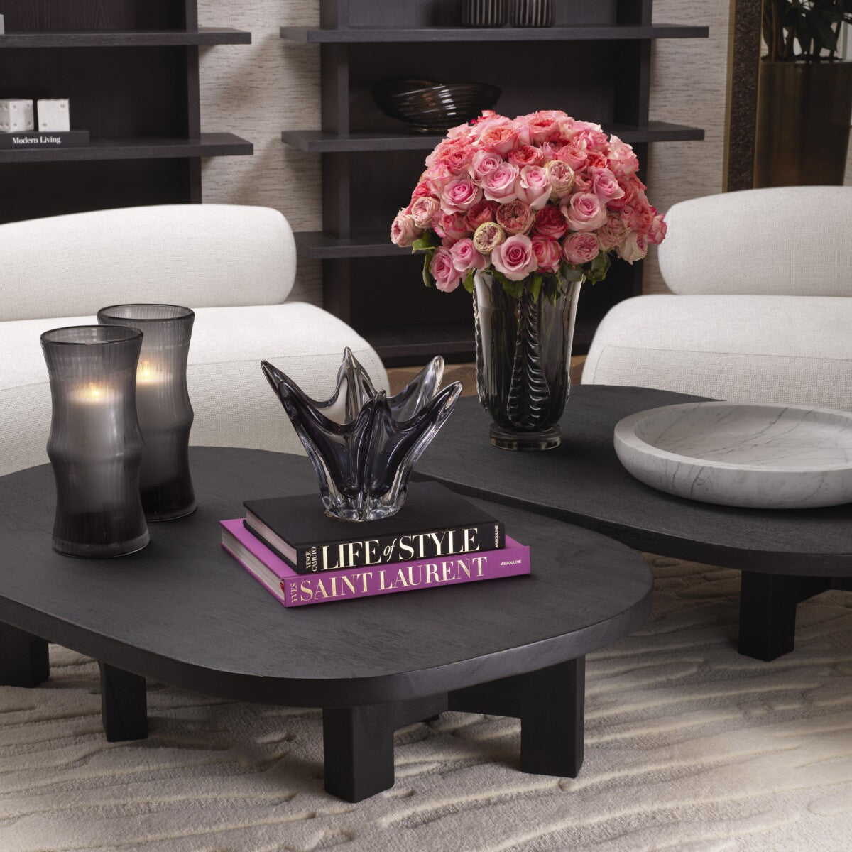 Black Meranti Coffee Table Libertine | Eichholtz Miami