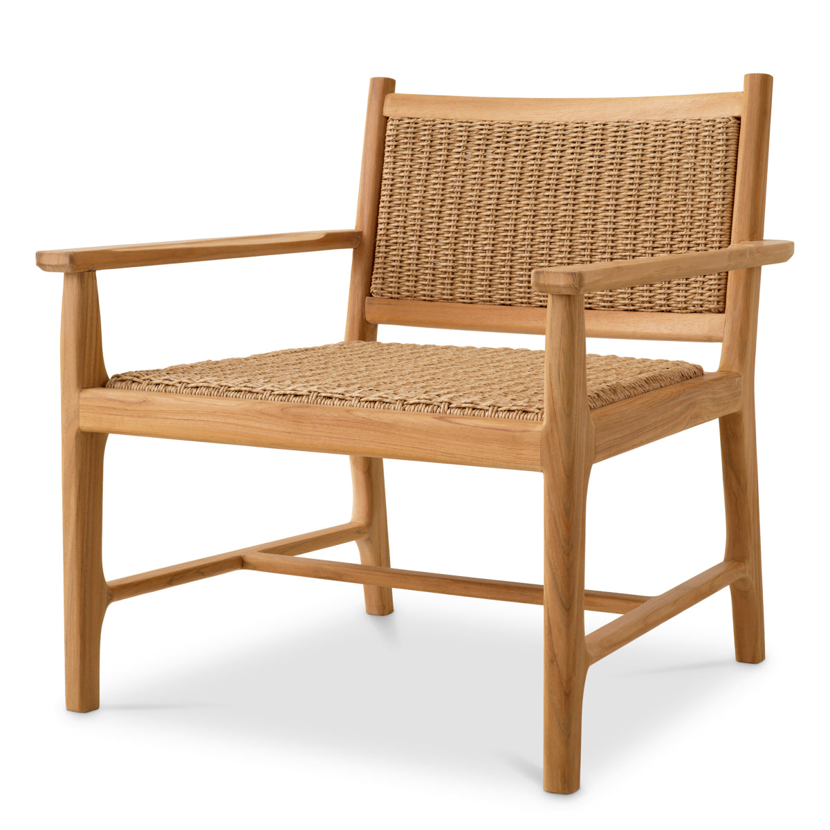 Teak Outdoor Lounge Chair Pivetti | Eichholtz Miami
