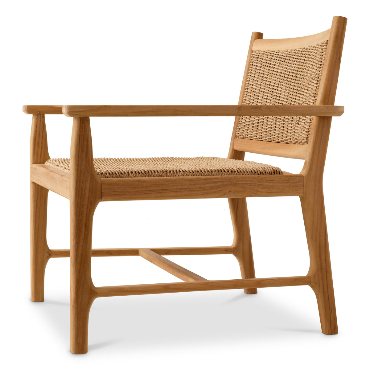Teak Outdoor Lounge Chair Pivetti | Eichholtz Miami
