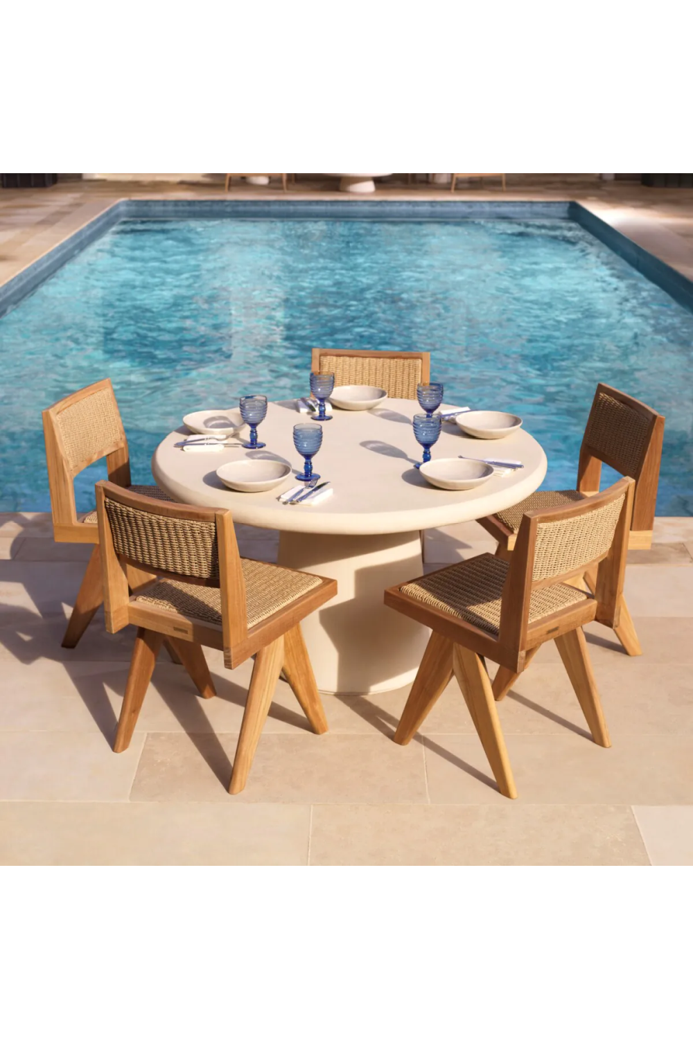 Teak Outdoor Dining Chair Niclas | Eichholtz Miami