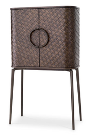 Woven Oak Wine Cabinet Nilsson | Eichholtz Miami