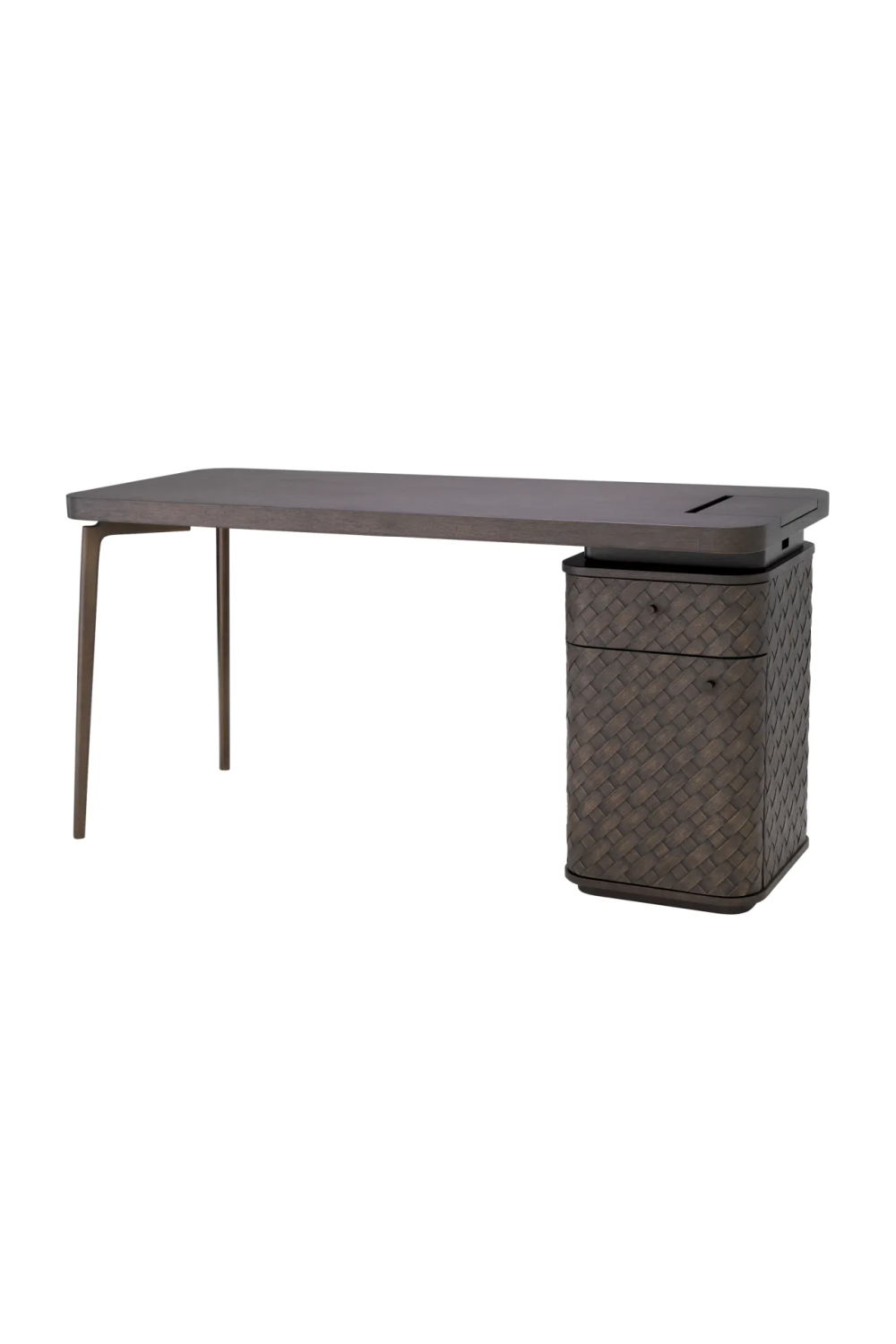 Woven Oak Desk Fiji | Eichholtz Miami