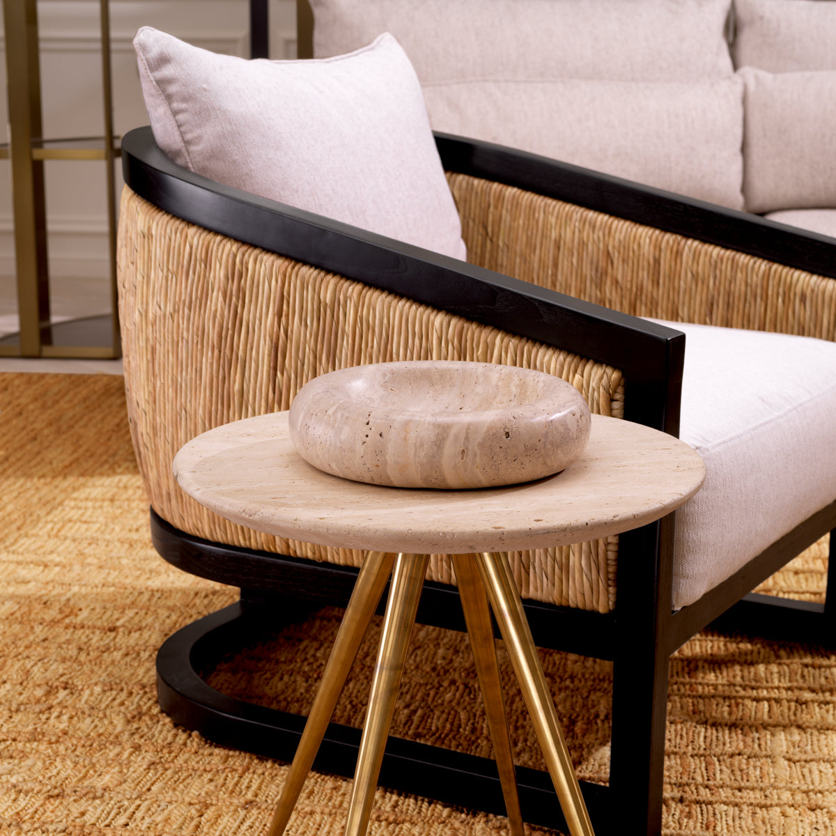 Woven Sea Grass Accent Armchair Aruba | Eichholtz Miami