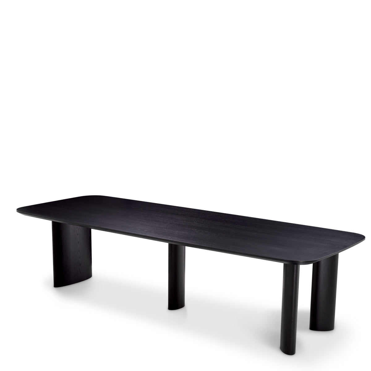 Black Veneer Dining Table Harmonie L | Eichholtz Miami