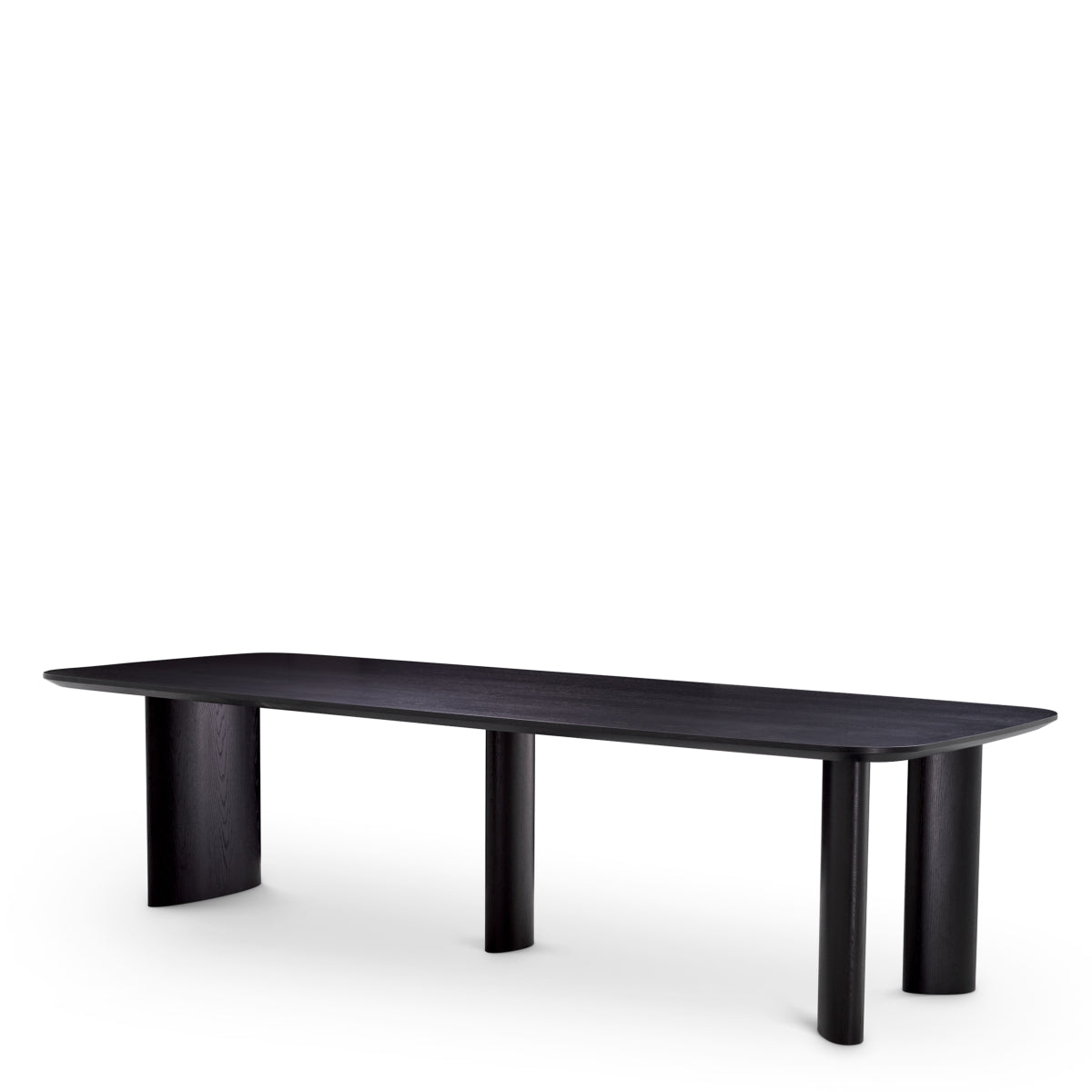 Black Veneer Dining Table Harmonie L | Eichholtz Miami