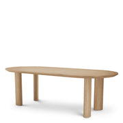 Oak Oval Dining Table S Mogador | Eichholtz Miami
