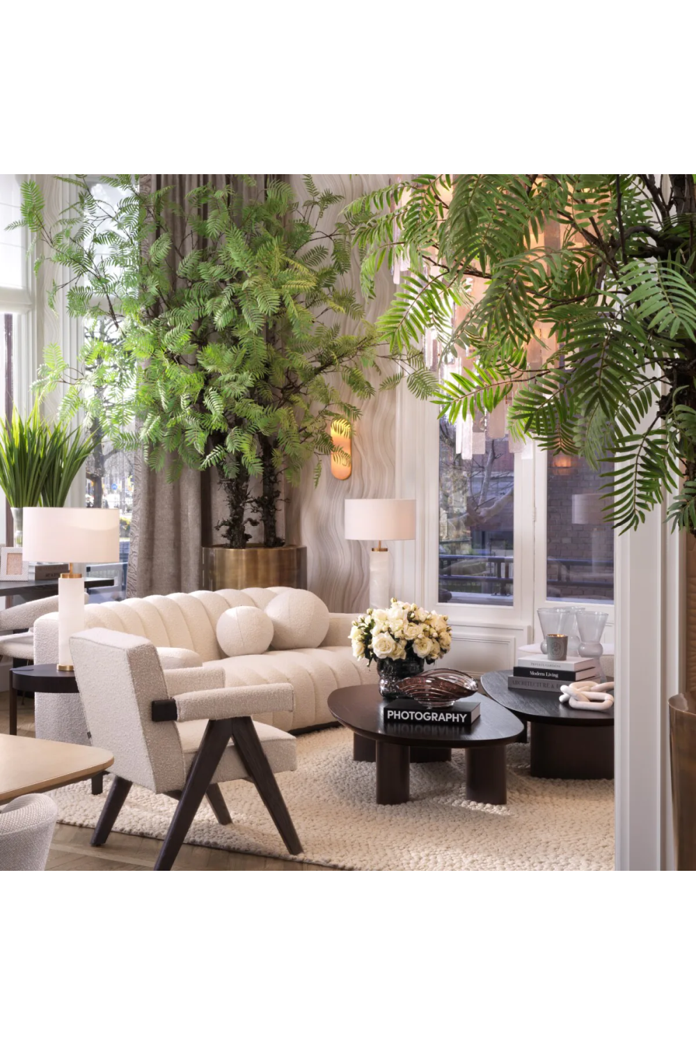 Oak Oval Coffee Table Lindner | Eichholtz Miami