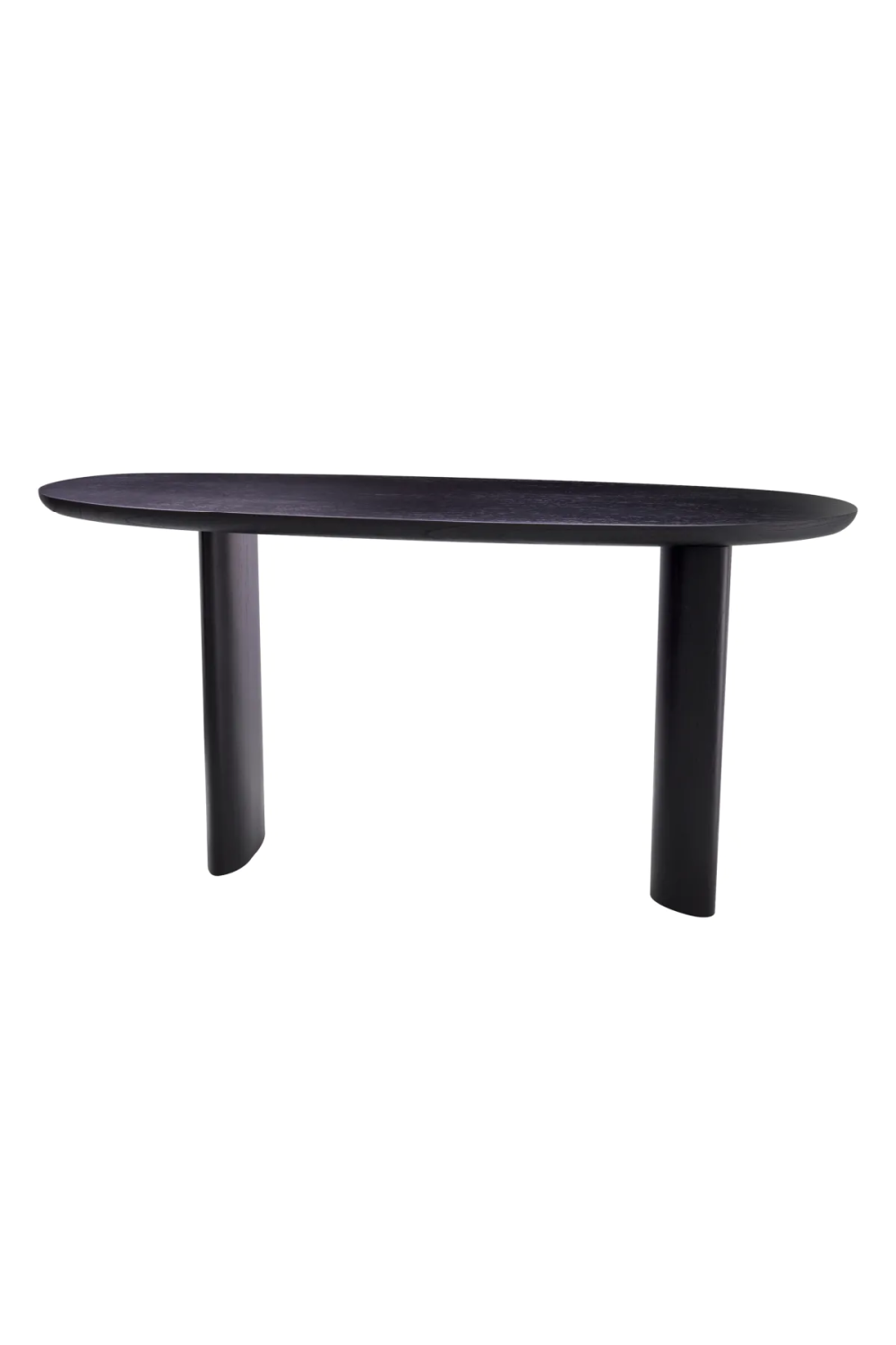 Oak Oval Console Table Lindner | Eichholtz Miami