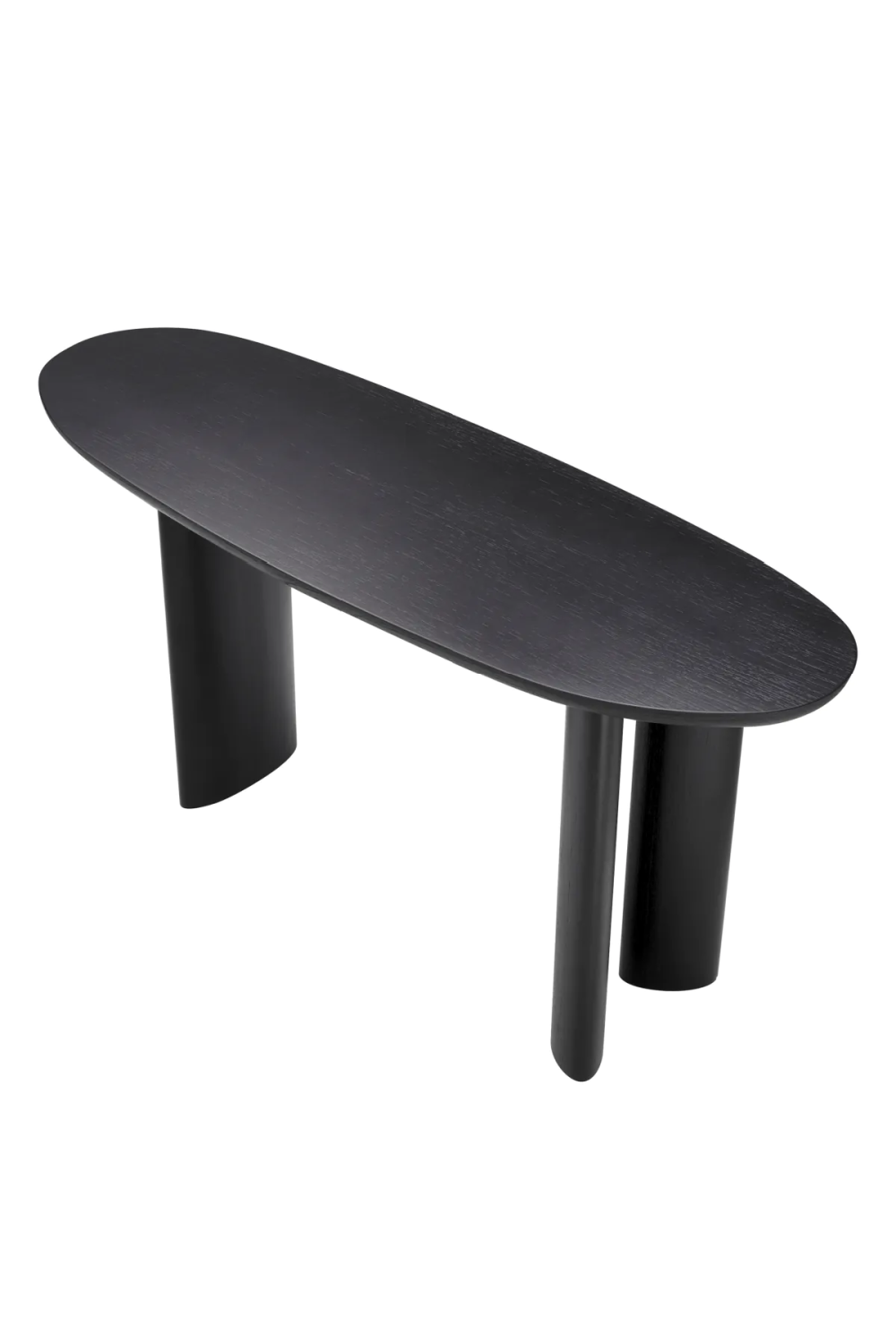 Oak Oval Console Table Lindner | Eichholtz Miami