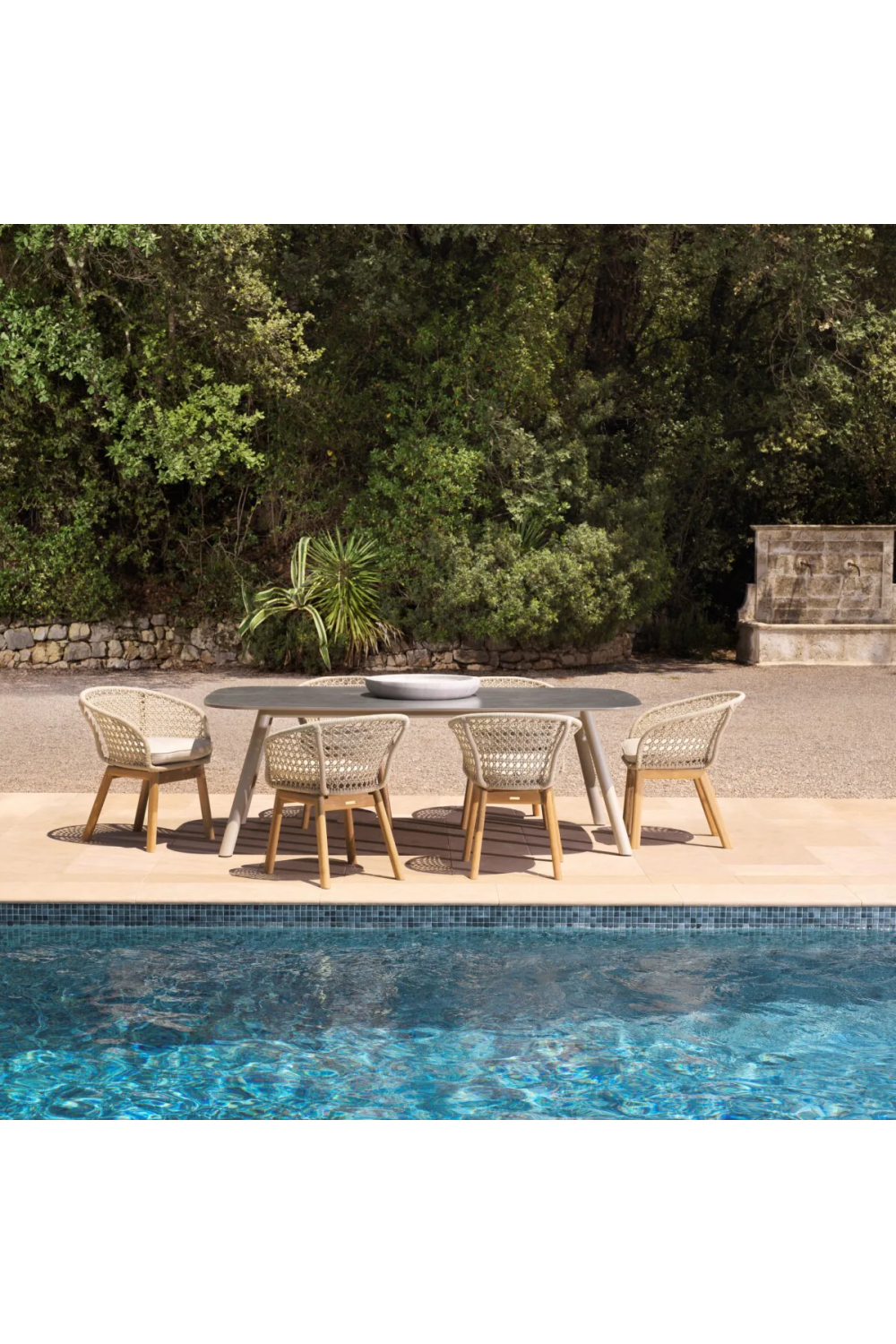 Modern Outdoor Dining Chair Trinity | Eichholtz Miami