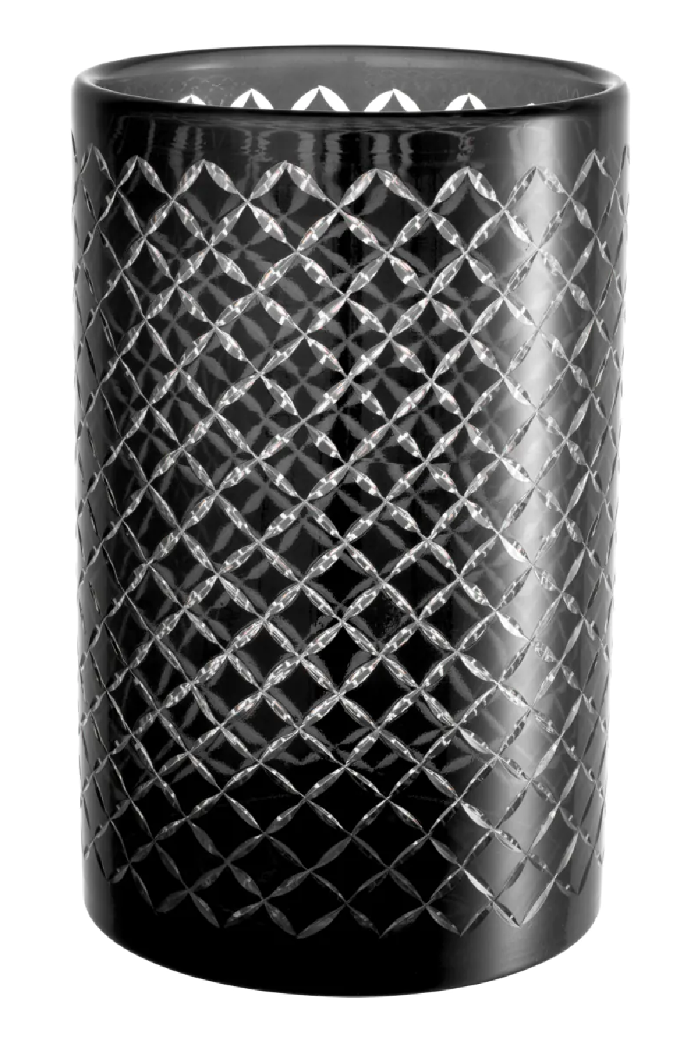 Diamond Patterned Cylindrical Hurricane Gable | Eichholtz Miami