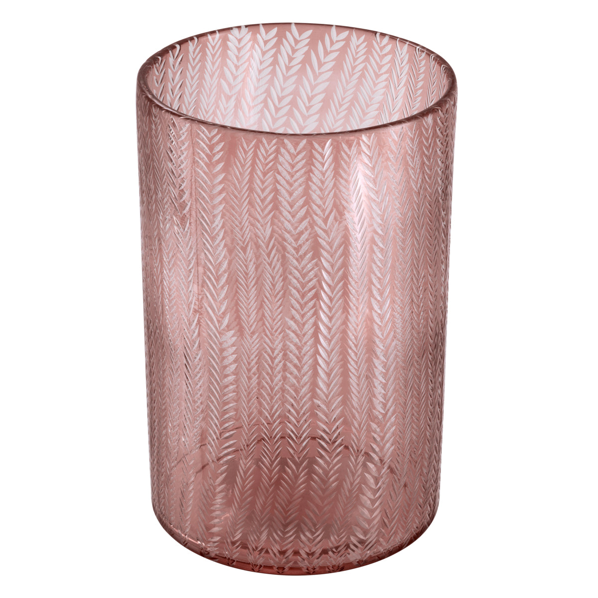 Pink Glass Hurricane Spencer | Eichholtz Miami