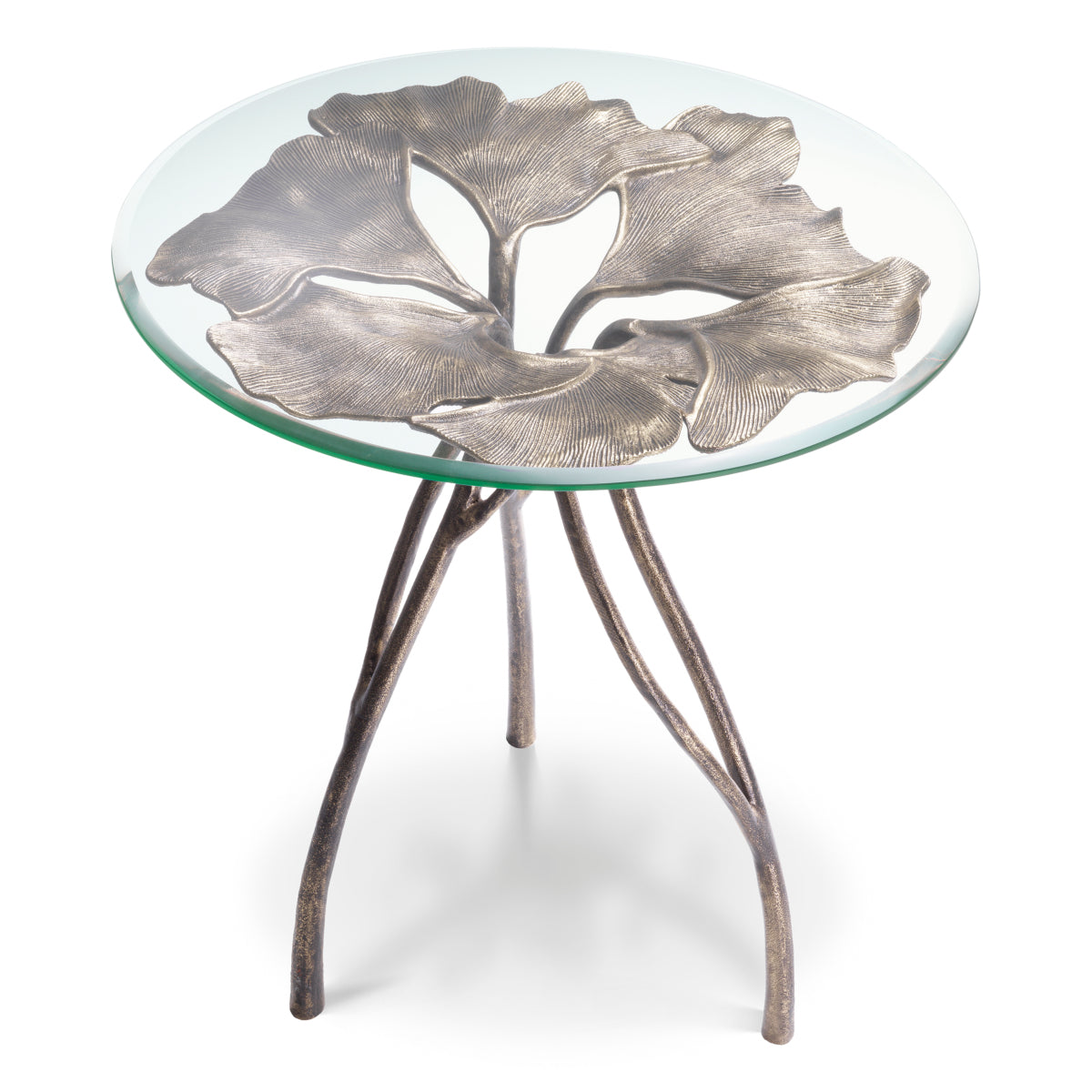 Round Glass Side Table Poseidon | Eichholtz Miami