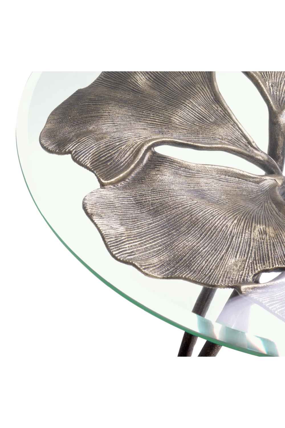 Round Glass Side Table Poseidon | Eichholtz Miami