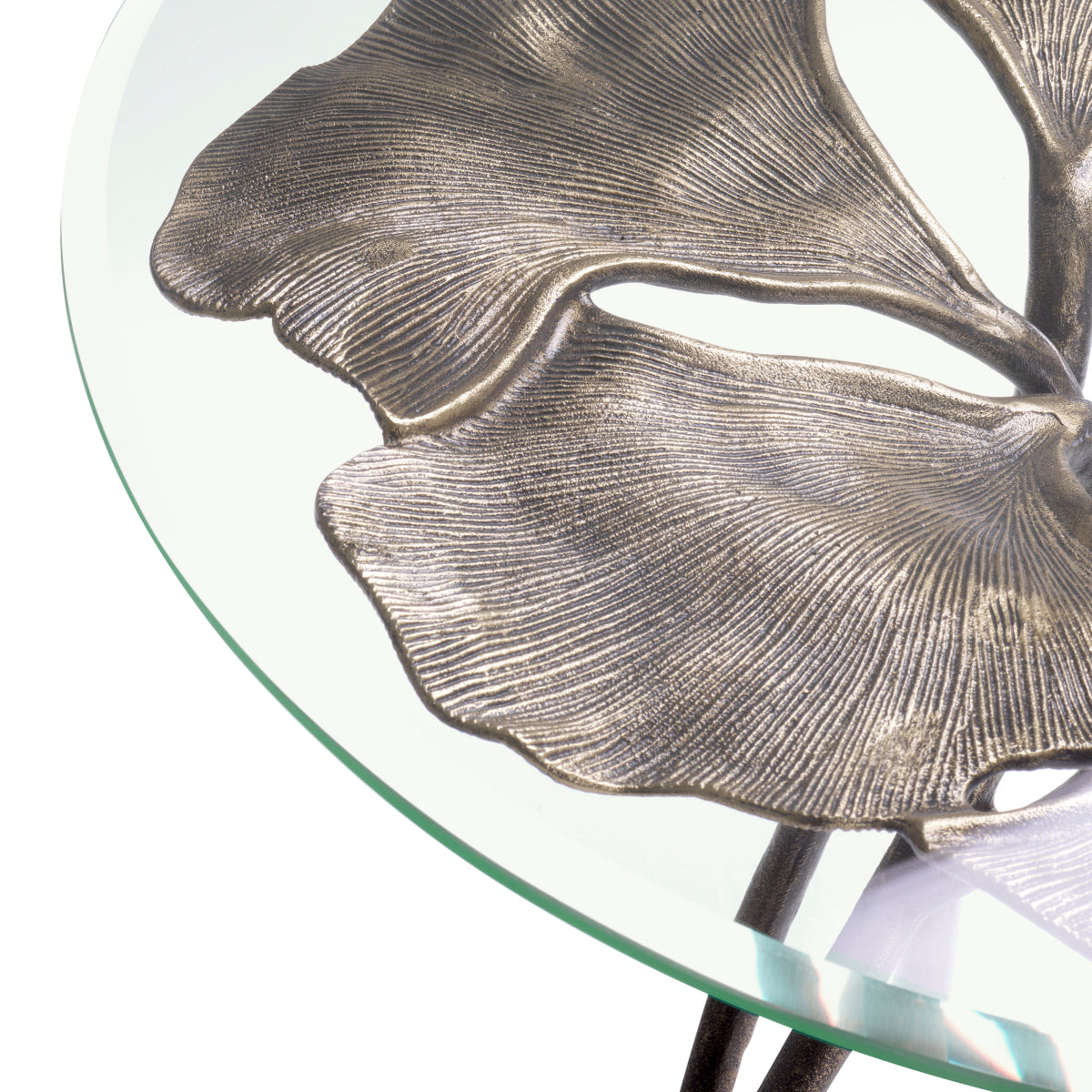 Round Glass Side Table Poseidon | Eichholtz Miami