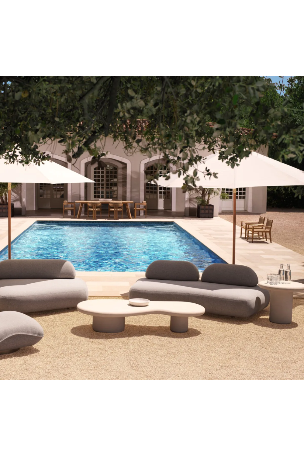 Round Outdoor Side Table Vitalis | Eichholtz Miami