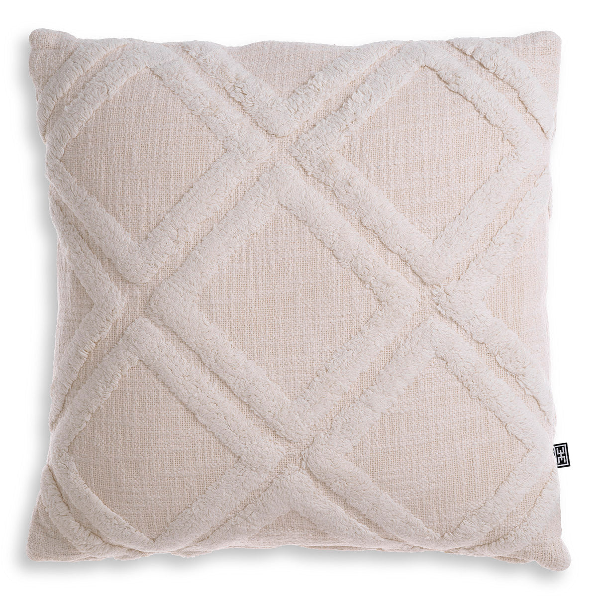 Off-White Geometric Cushion Maris | Eichholtz Miami