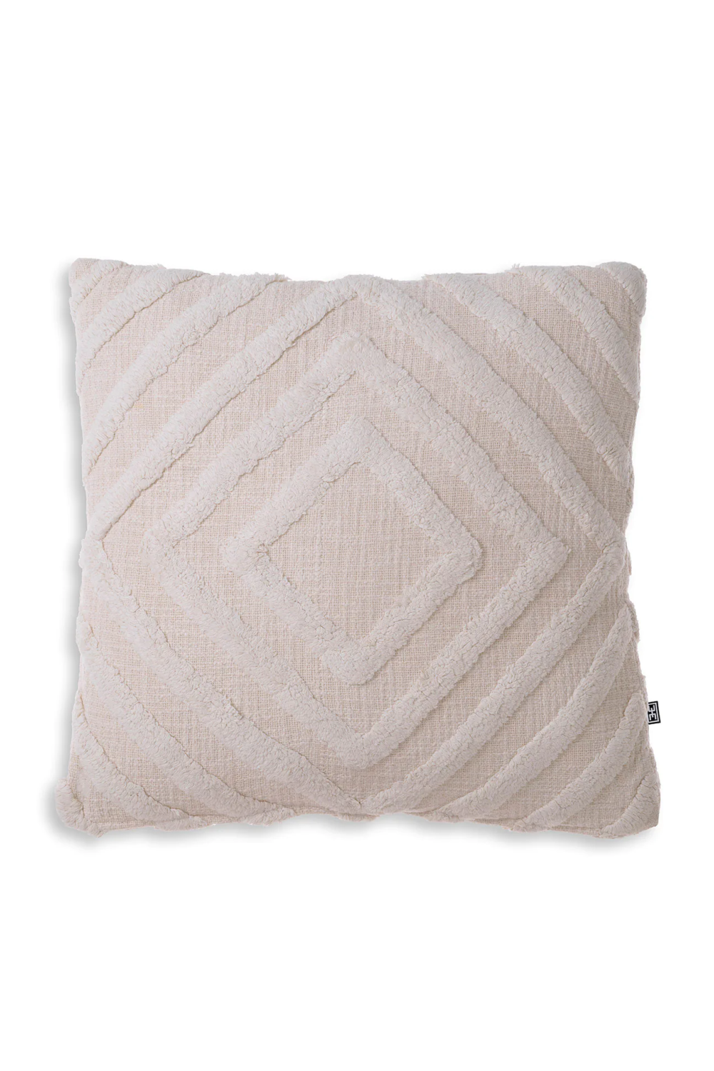 Diamond Patterned Cushion L Magan | Eichholtz Miami