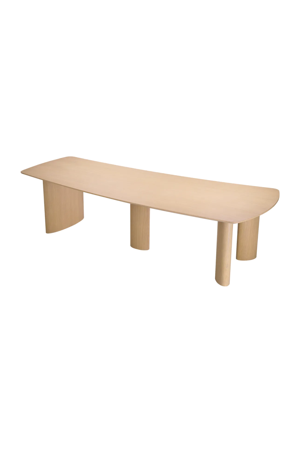Wooden Minimalist Dining Table L Bergman | Eichholtz Miami