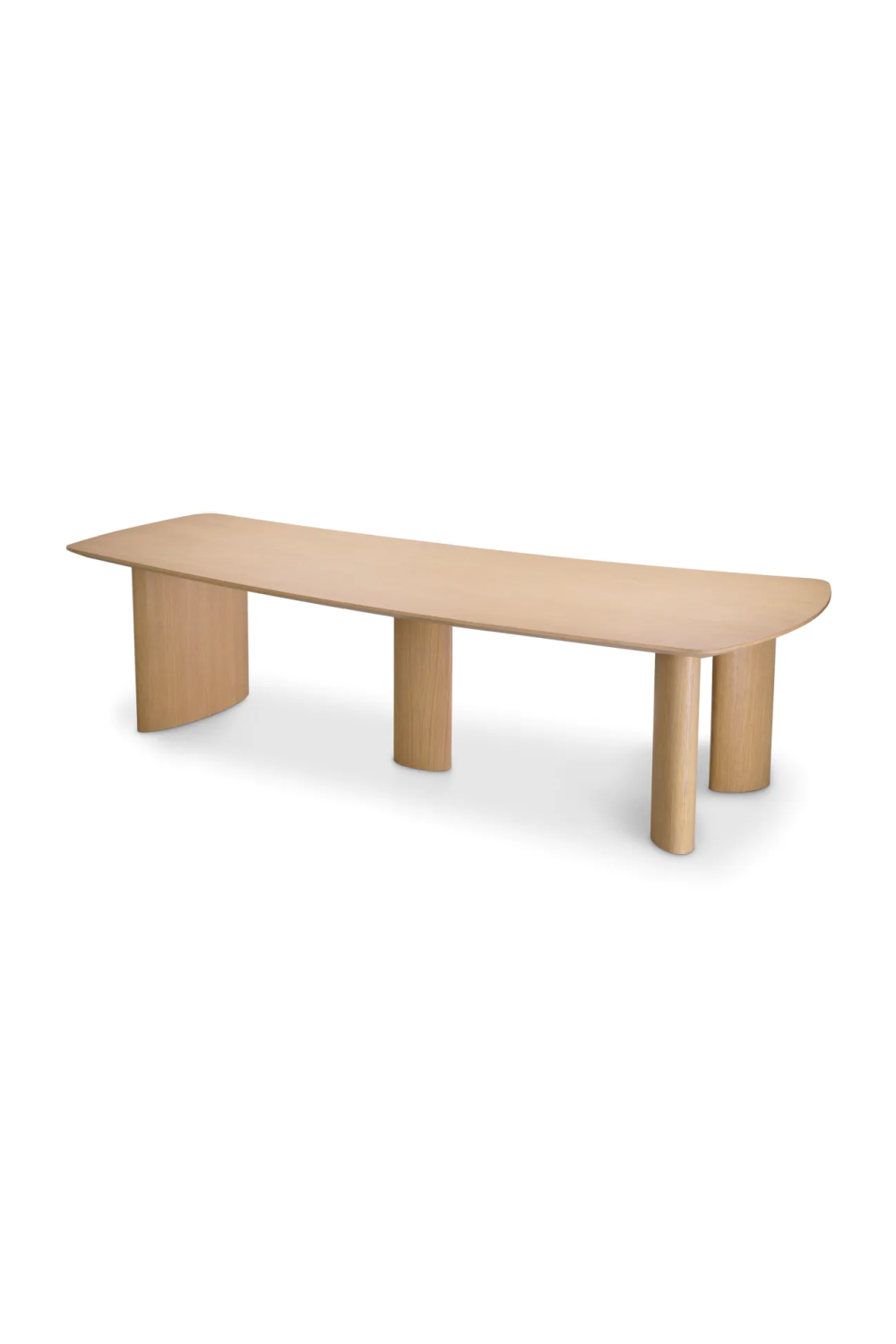 Wooden Minimalist Dining Table L Bergman | Eichholtz Miami