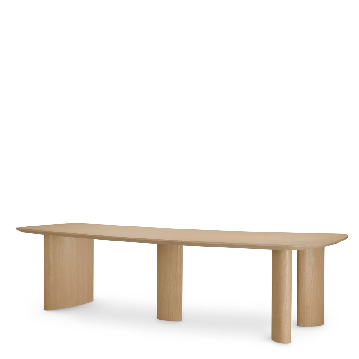 Wooden Minimalist Dining Table L Bergman | Eichholtz Miami