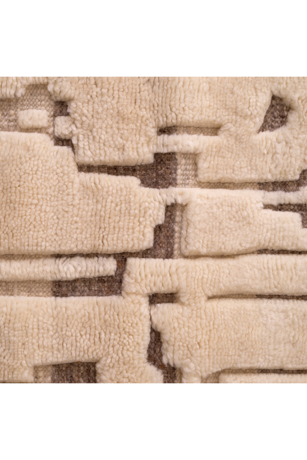 Knotted Cream Wool Carpet Eminence | Eichholtz Miami