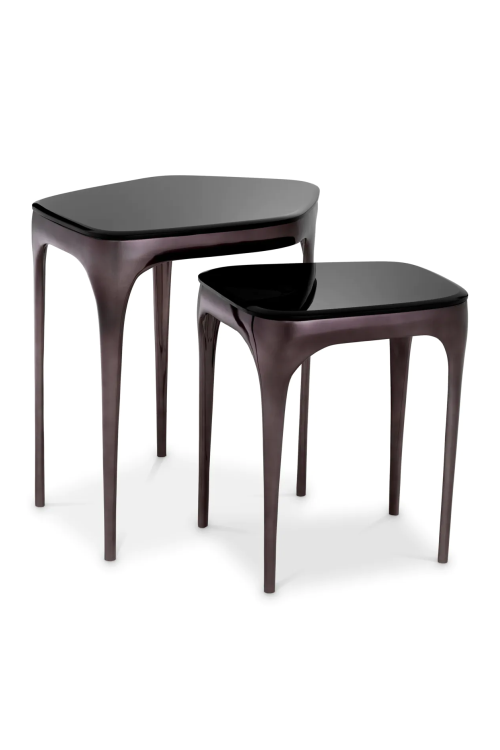 Glass Side Tables (2) Deacon | Eichholtz Miami