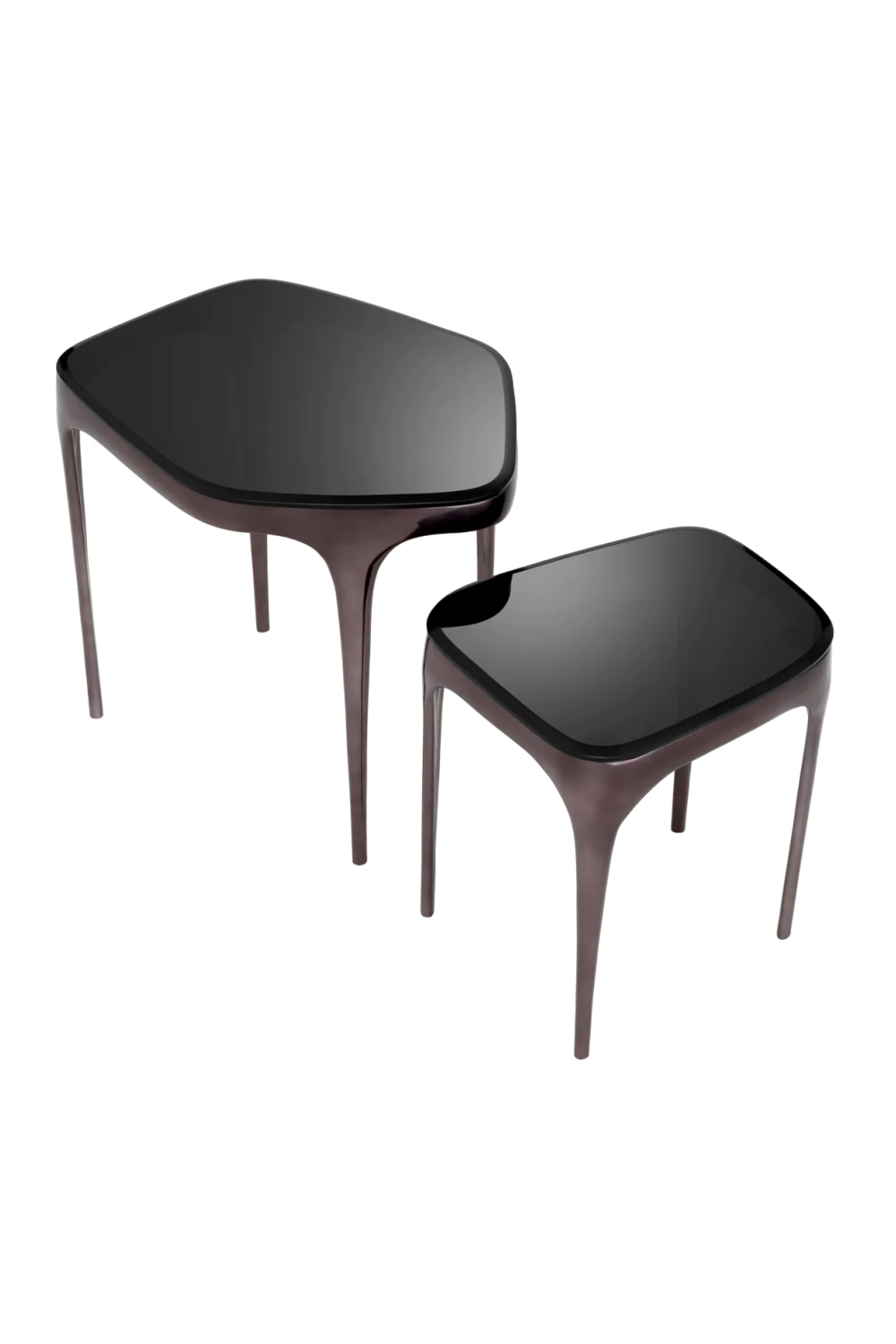 Glass Side Tables (2) Deacon | Eichholtz Miami