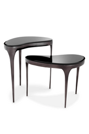 Black Side Tables (2) Zena | Eichholtz Miami