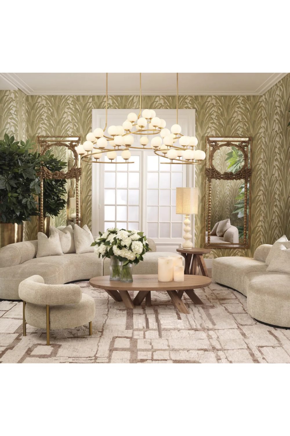 Handmade Glass Mirror Mellot | Eichholtz Miami