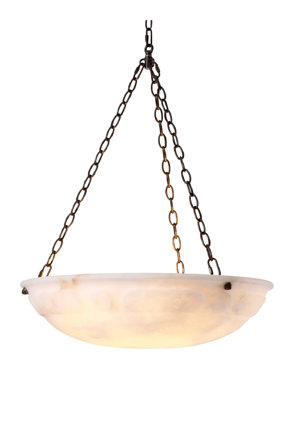Round Alabaster Hanging Lamp Novara | Eichholtz Miami