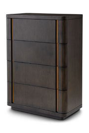 Mocha Oak Dresser Tall Modesto | Eichholtz Miami