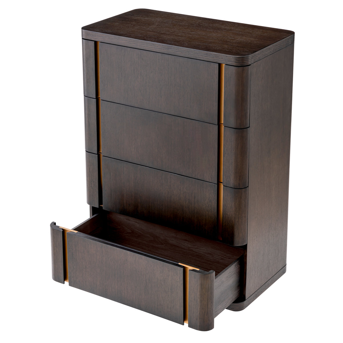 Mocha Oak Dresser Tall Modesto | Eichholtz Miami