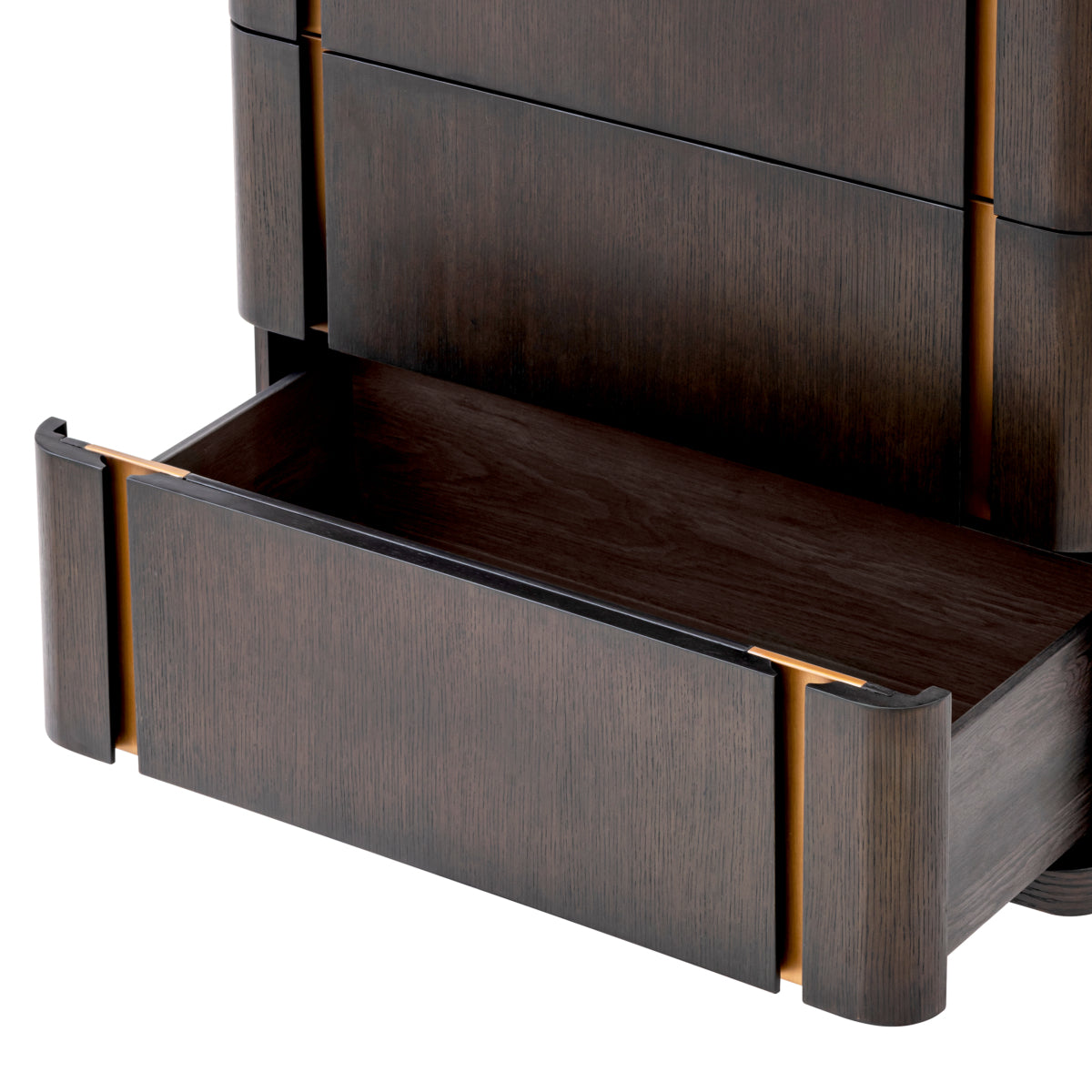 Mocha Oak Dresser Tall Modesto | Eichholtz Miami