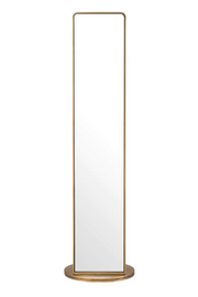 Rotating Floor Mirror with Coatrack Novo | Eichholtz Miami