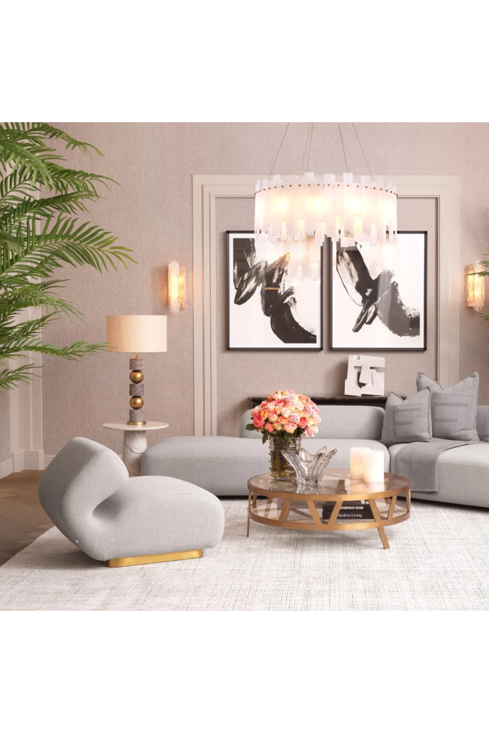 Pedestal Side Table Terry | Eichholtz Miami