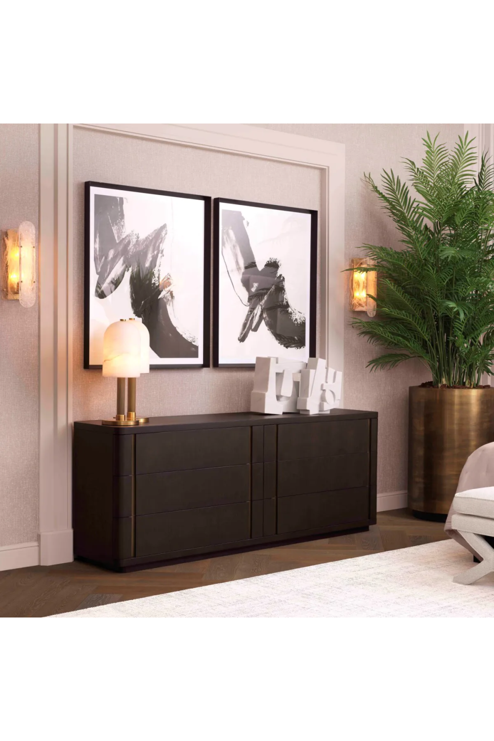 Alabaster Table Lamp Kayla | Eichholtz Miami