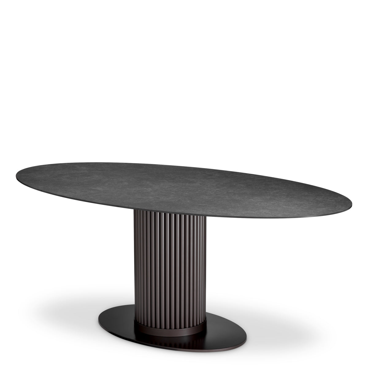 Oval Ceramic Dining Table Volterra | Eichholtz Miami