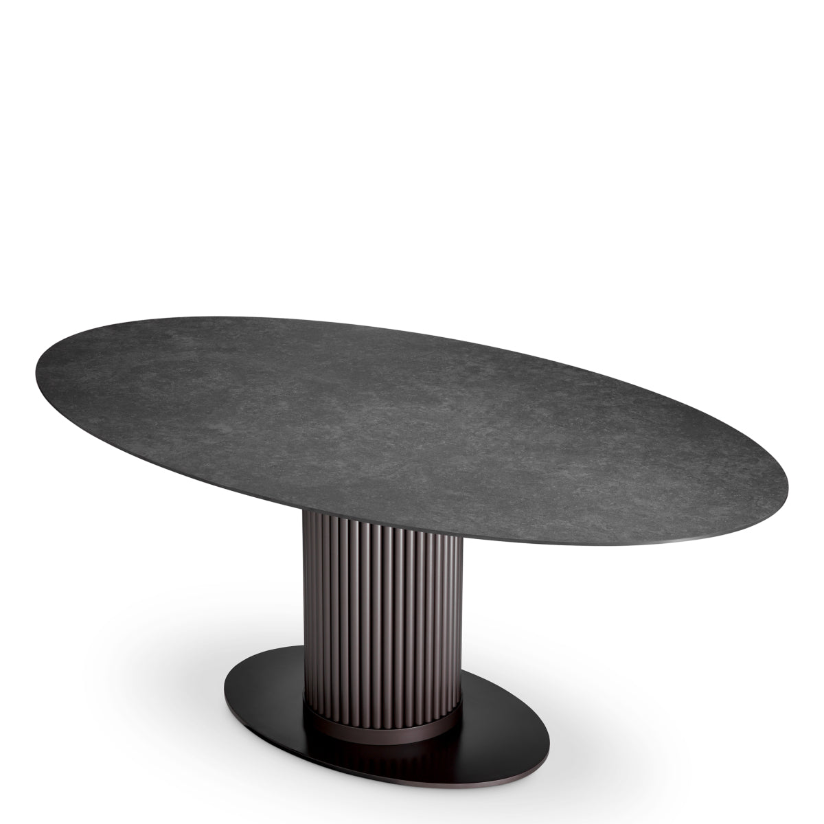 Oval Ceramic Dining Table Volterra | Eichholtz Miami
