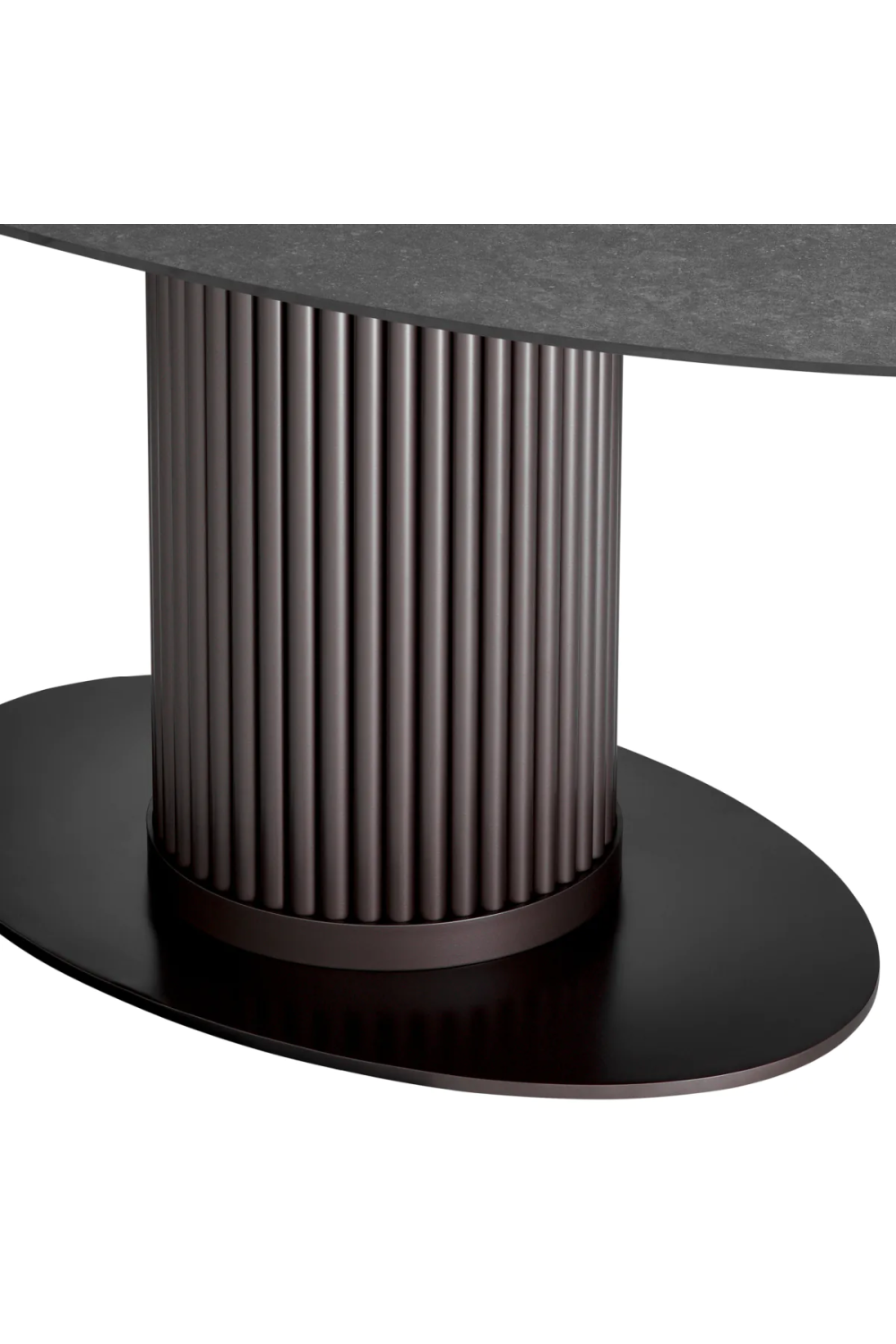Oval Ceramic Dining Table Volterra | Eichholtz Miami