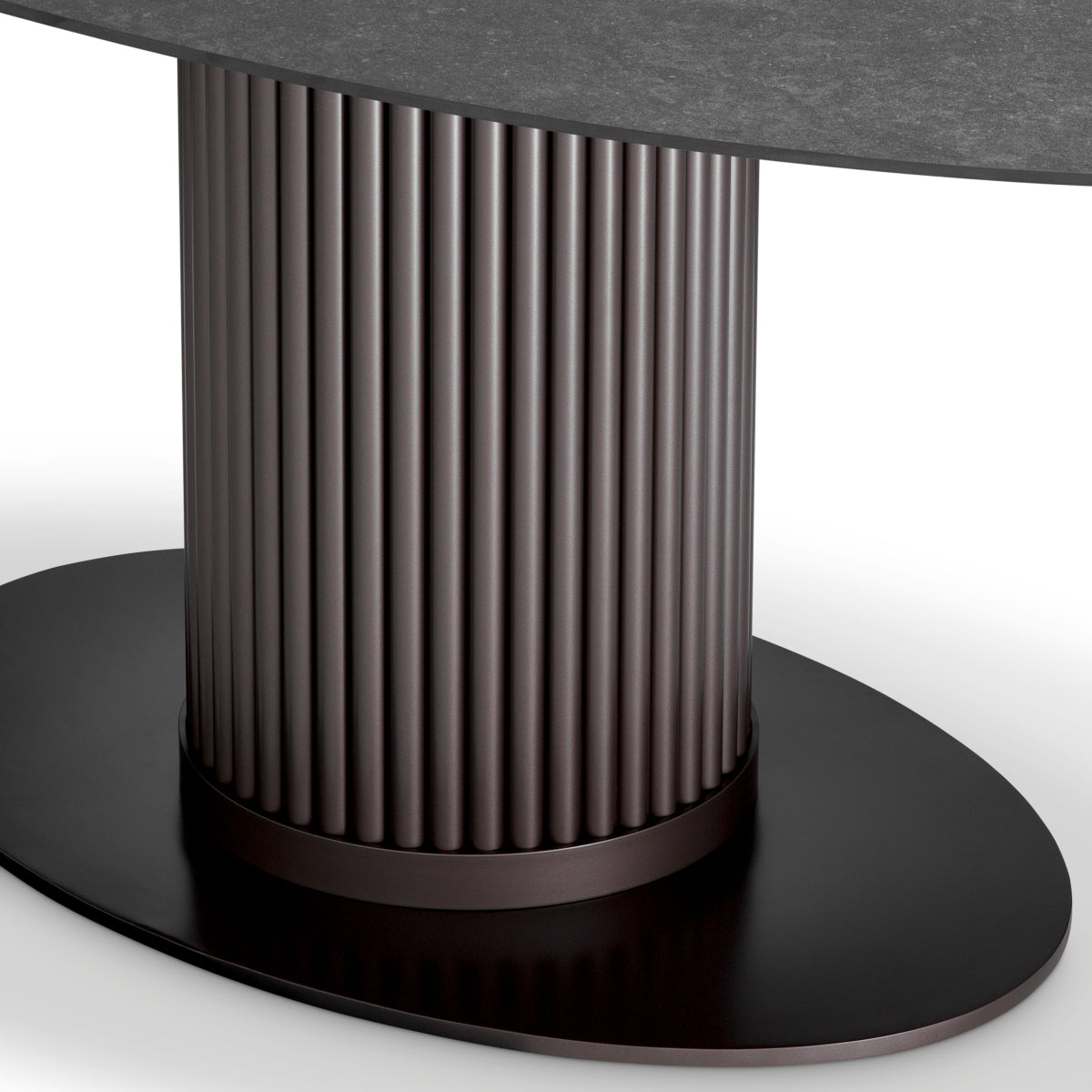 Oval Ceramic Dining Table Volterra | Eichholtz Miami