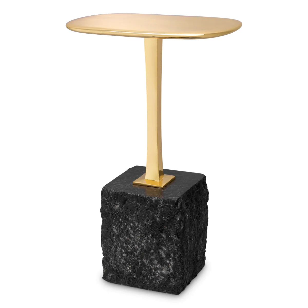 Gold Modern Side Table Kayan | Eichholtz Miami