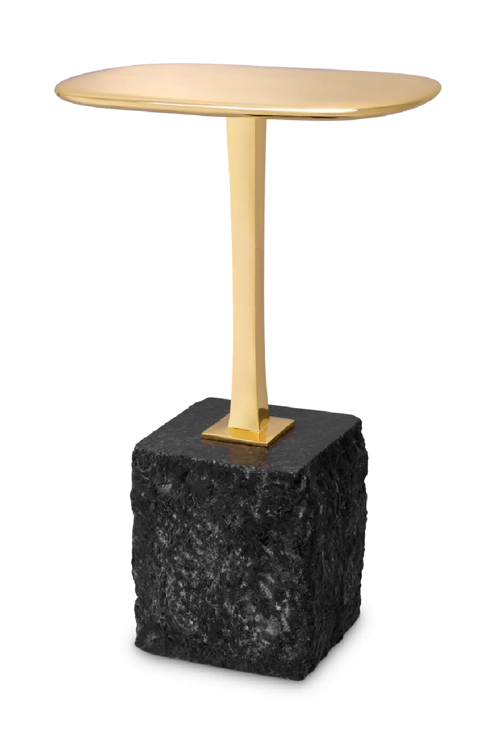 Gold Modern Side Table Kayan | Eichholtz Miami