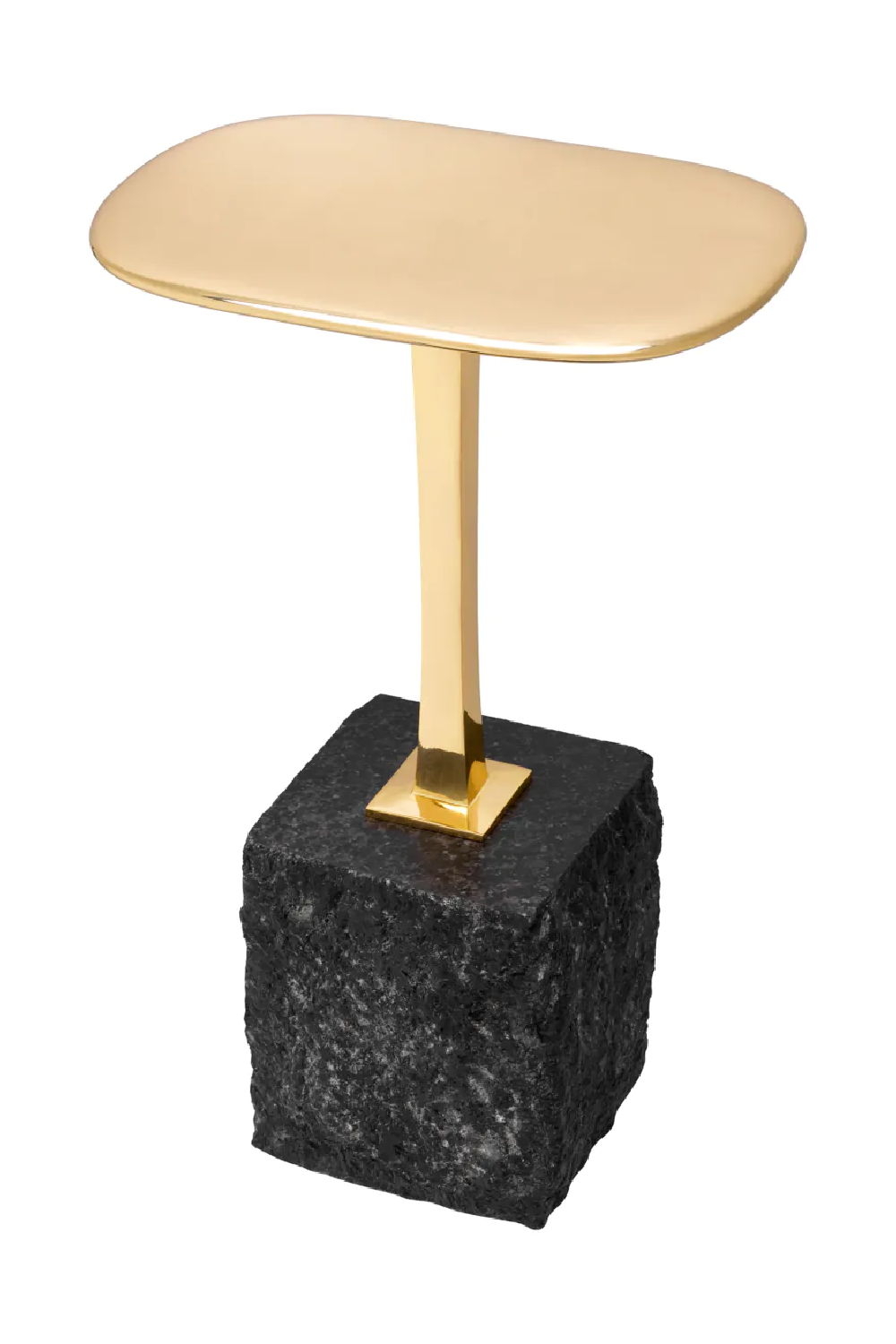 Gold Modern Side Table Kayan | Eichholtz Miami